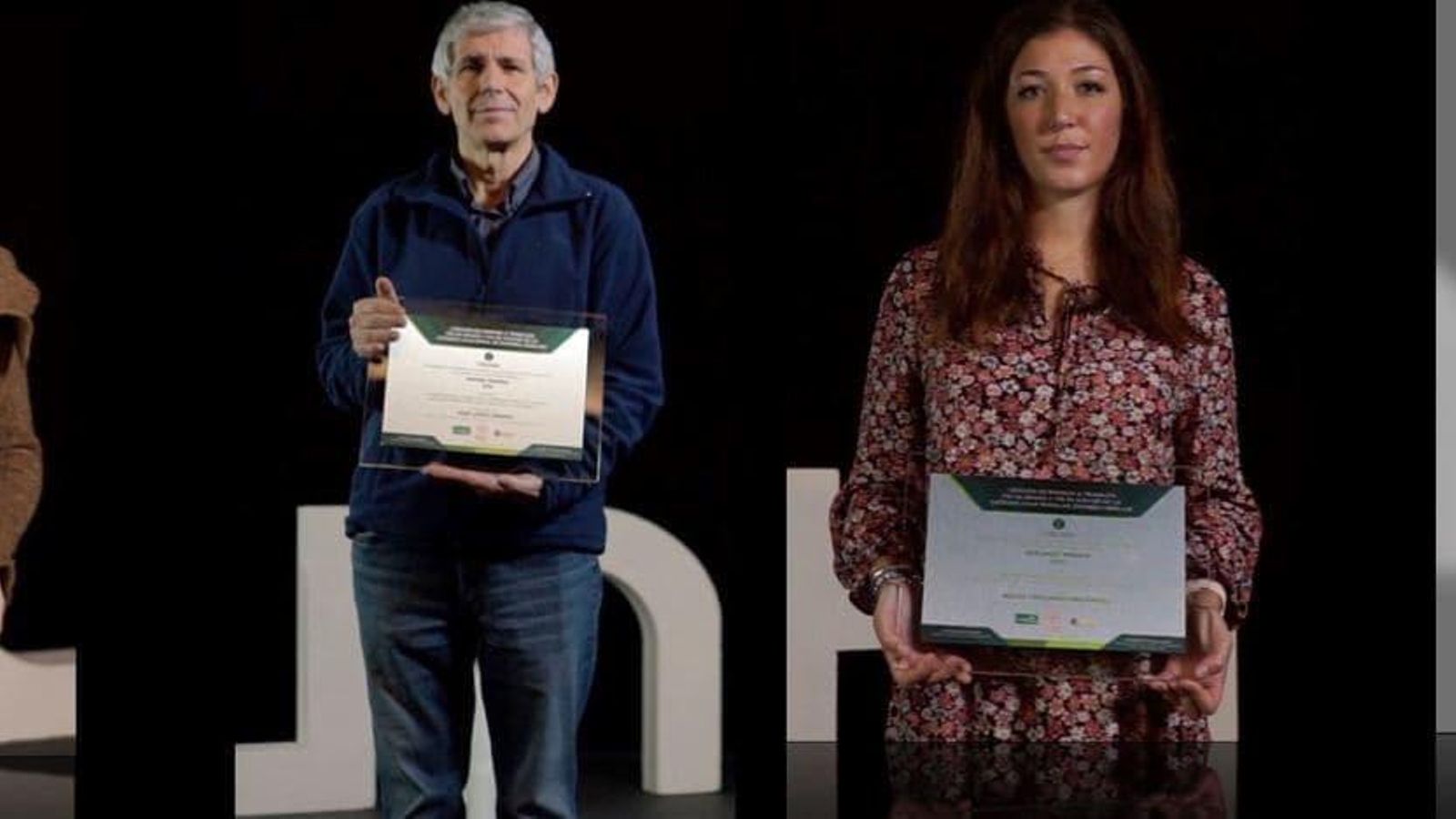 Los premiados de la cátedra Caja Rural.