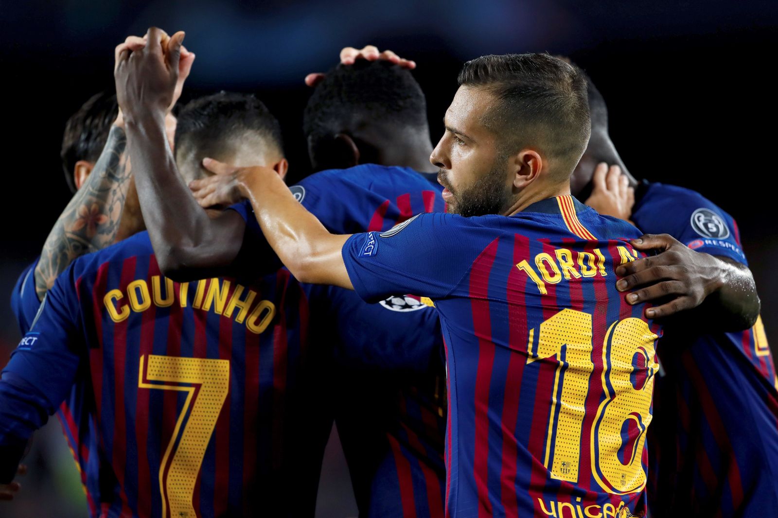 Las imágenes del Barcelona-PSV