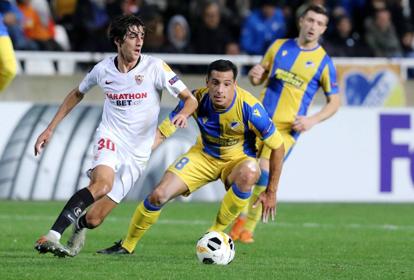 Las imágenes del APOEL-Sevilla