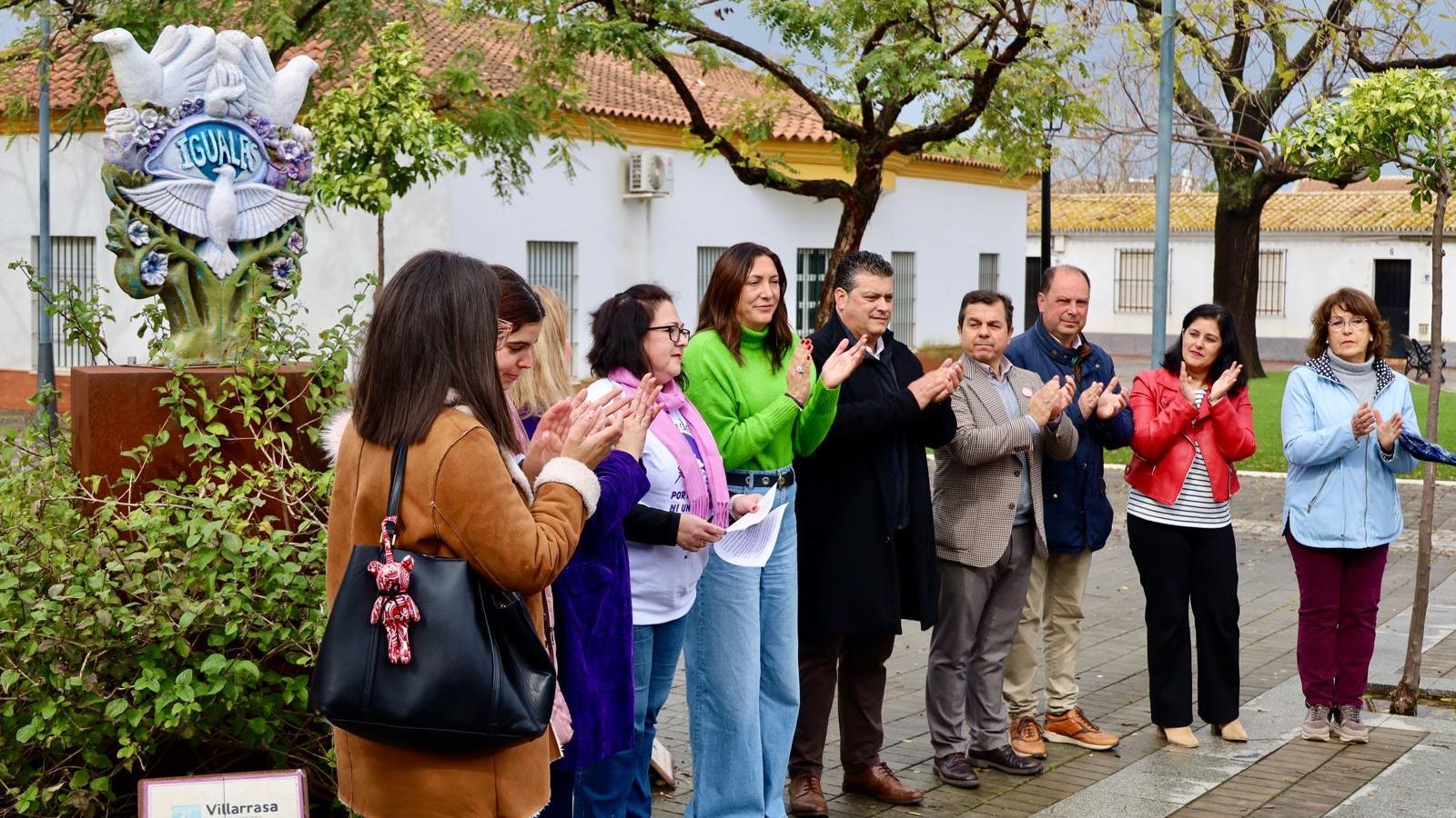 Loles López participa en el acto por el 8-M en Villarrasa. Loles López participa en el acto por el 8-M en Villarrasa.