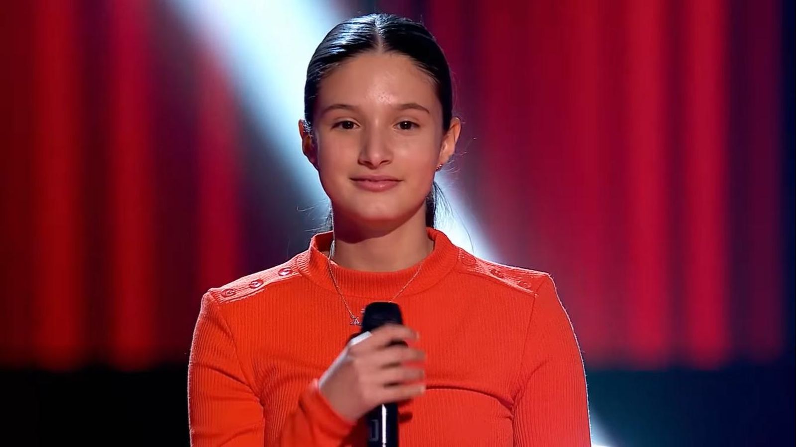 Irene, en las 'Audiciones a ciegas' del 'talent'.