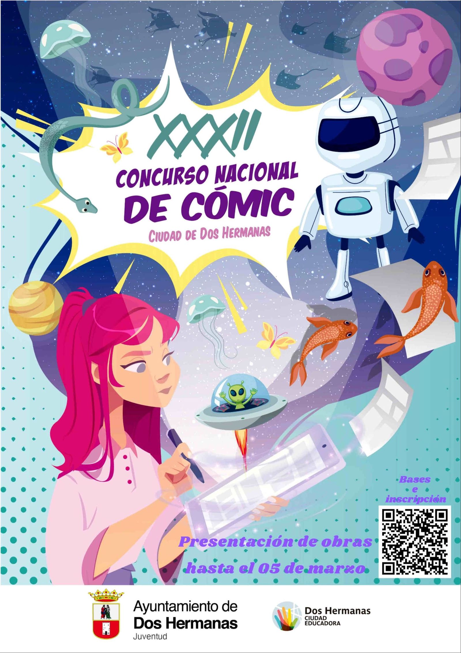 Cartel-XXXII-Comic_CodigoQR