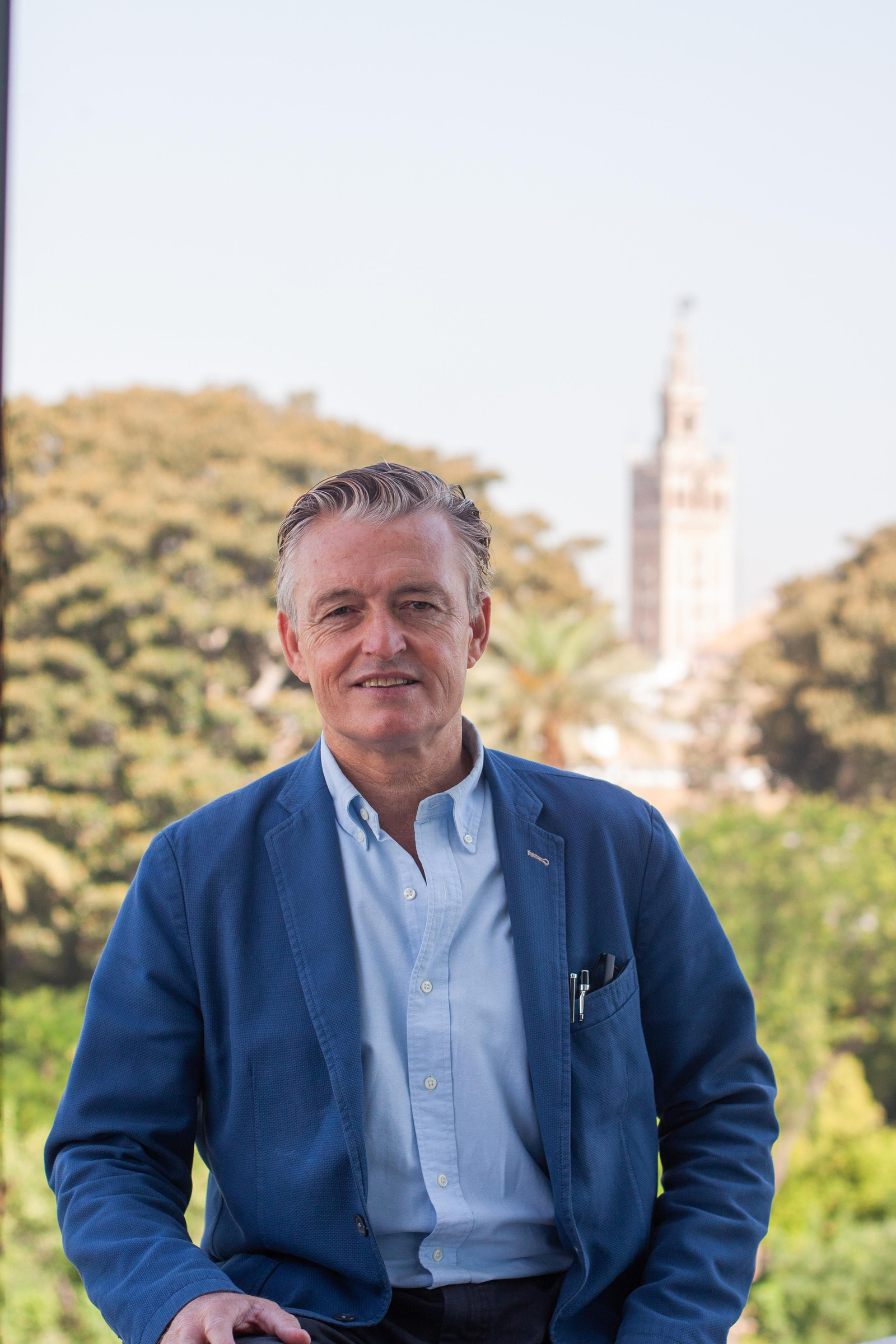 El arquitecto Carlos Carbajosa del estudio Ámbito Arquitectura que ha diseñado la Torre Arenal.