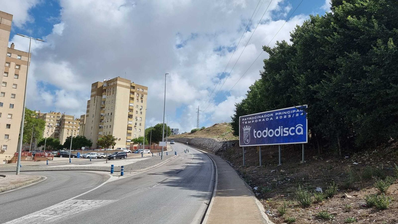 El Xerez CD y Tododisca ya se promocionan en distintos puntos de la ciudad.