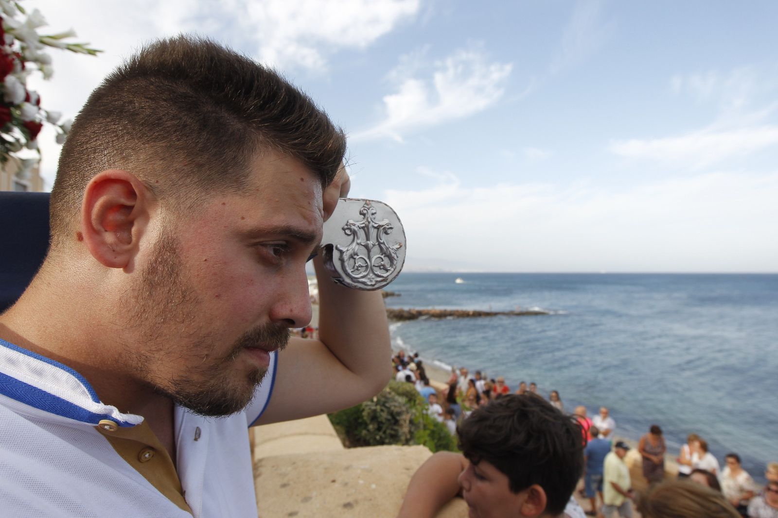 Fotogalería cucaña y procesión Fiestas Santa Ana Roquetas de Mar