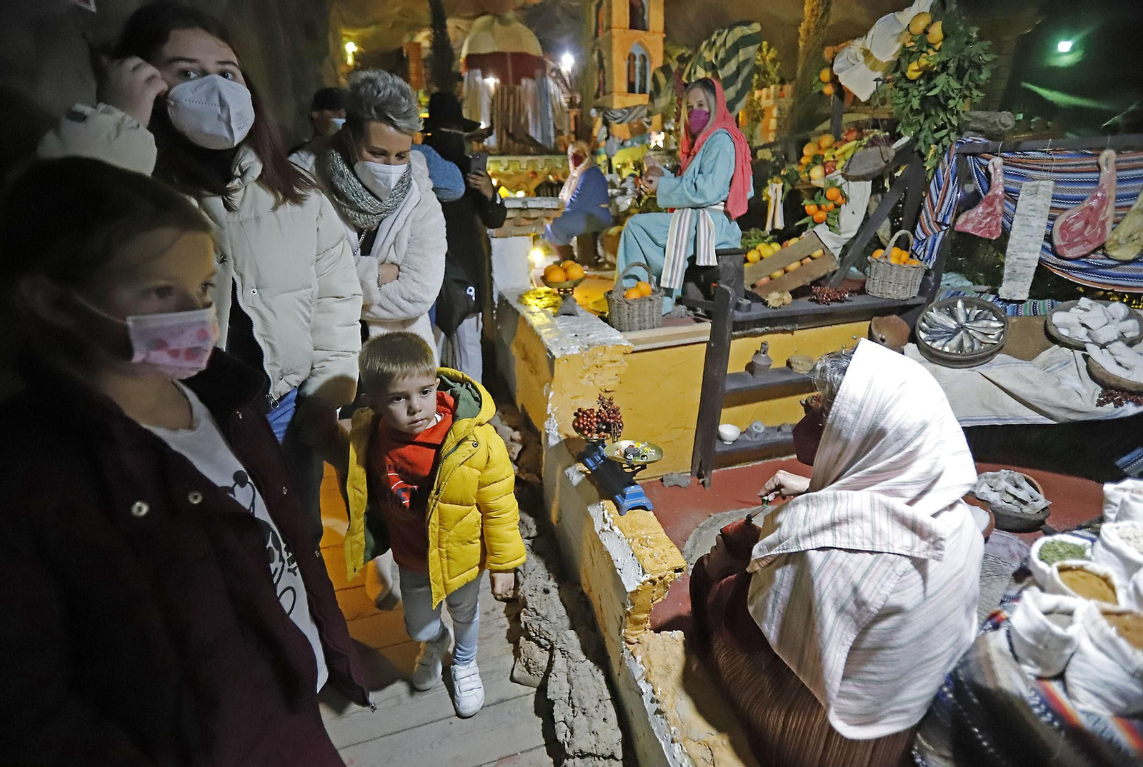 Imágenes del Belén Viviente de Beas