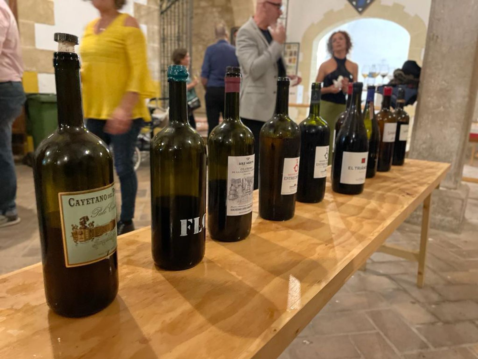 Botellas de algunos vinos presentes en la última edición de San Magnum Day.