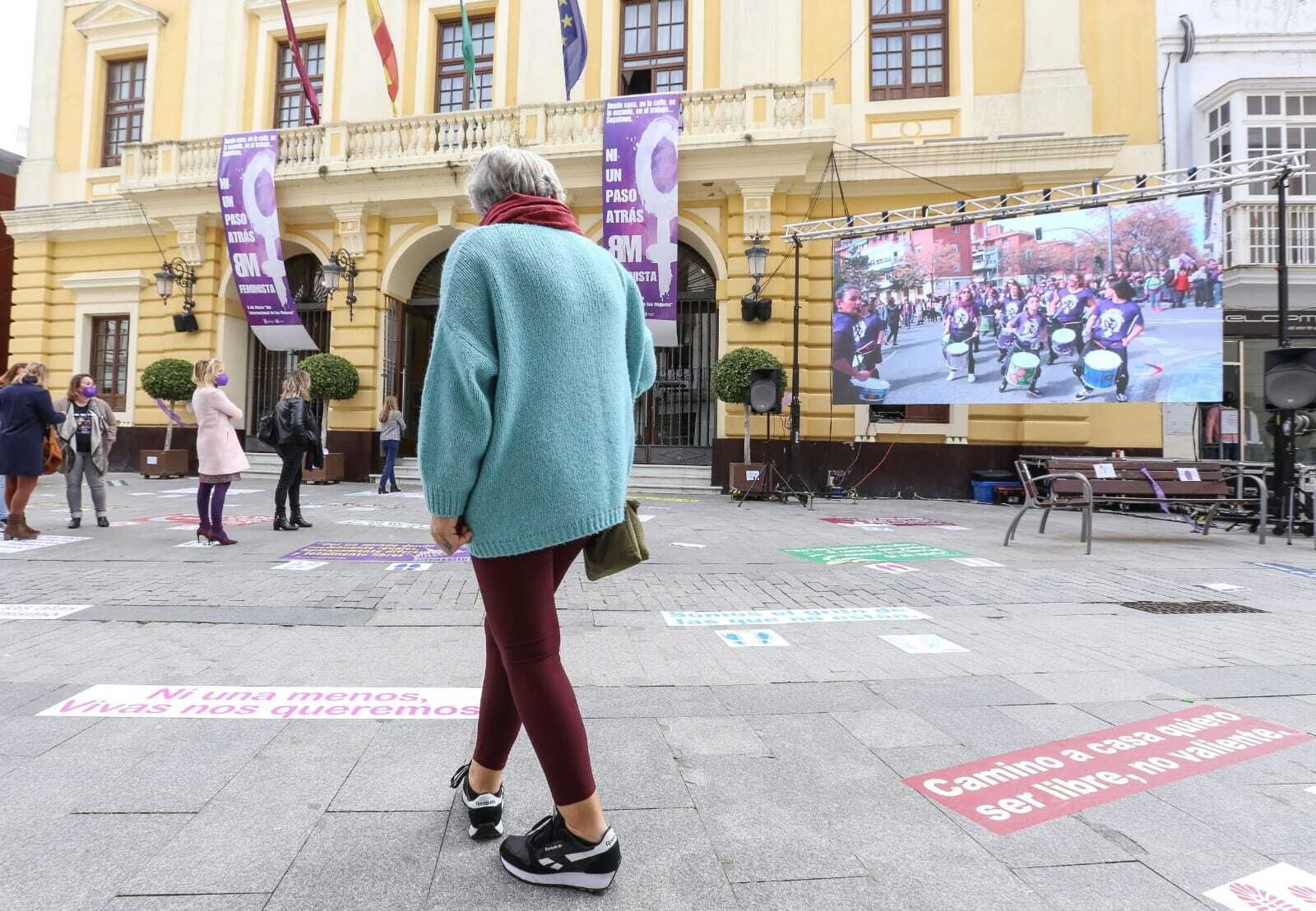 Actos en Chiclana durante la jornada del pasado 8 de marzo, Día Internacional de la Mujer.