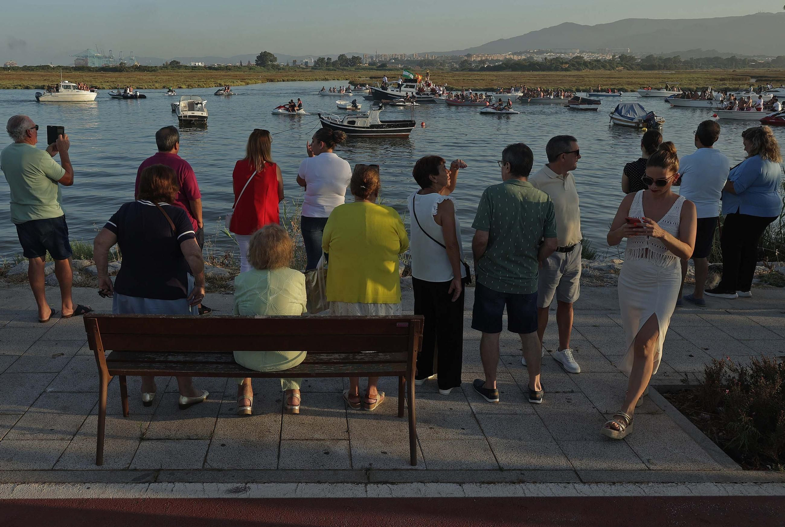 Fotos de la procesión de la virgen del Carmen en Palmones