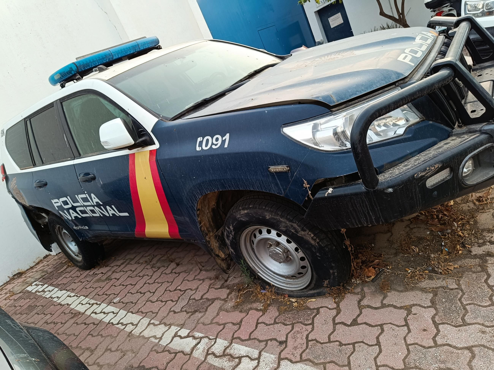El SUP denuncia que en La Línea la Policía no tiene ni baños ni coches operativos.