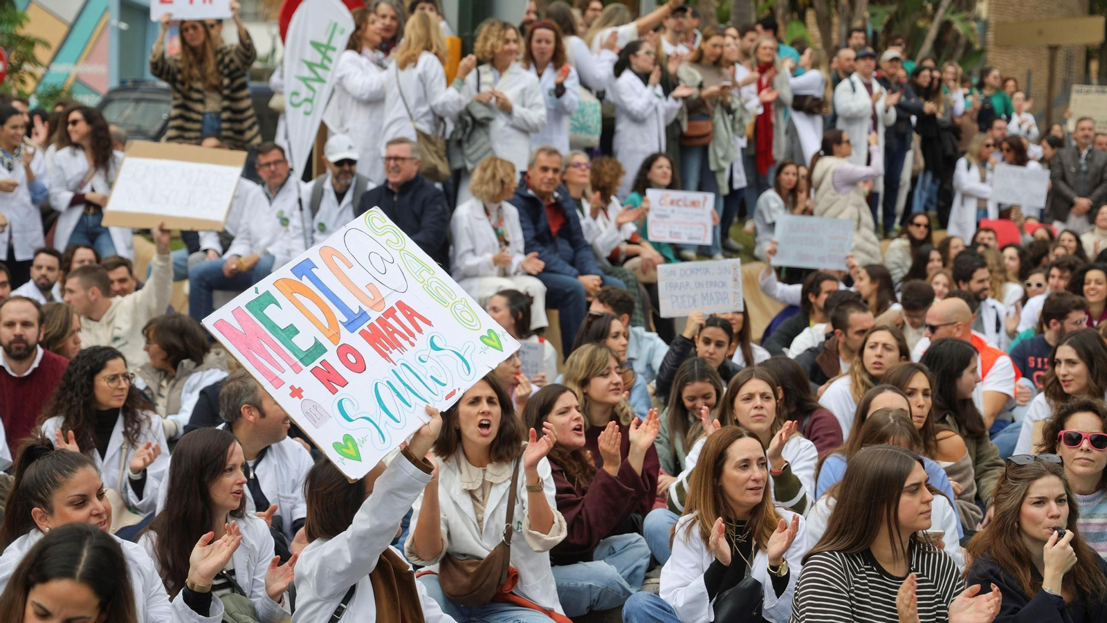 Huelga de médicos en Málaga