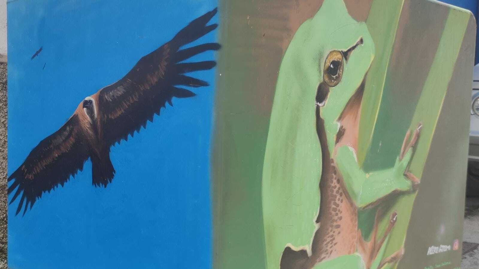 Arte en los contenedores de Santa Ana la Real