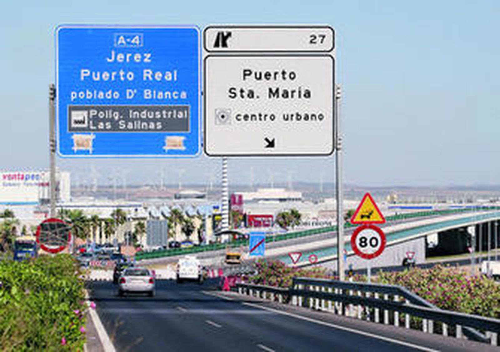 Imagen del nuevo puente que se abre al tráfico.