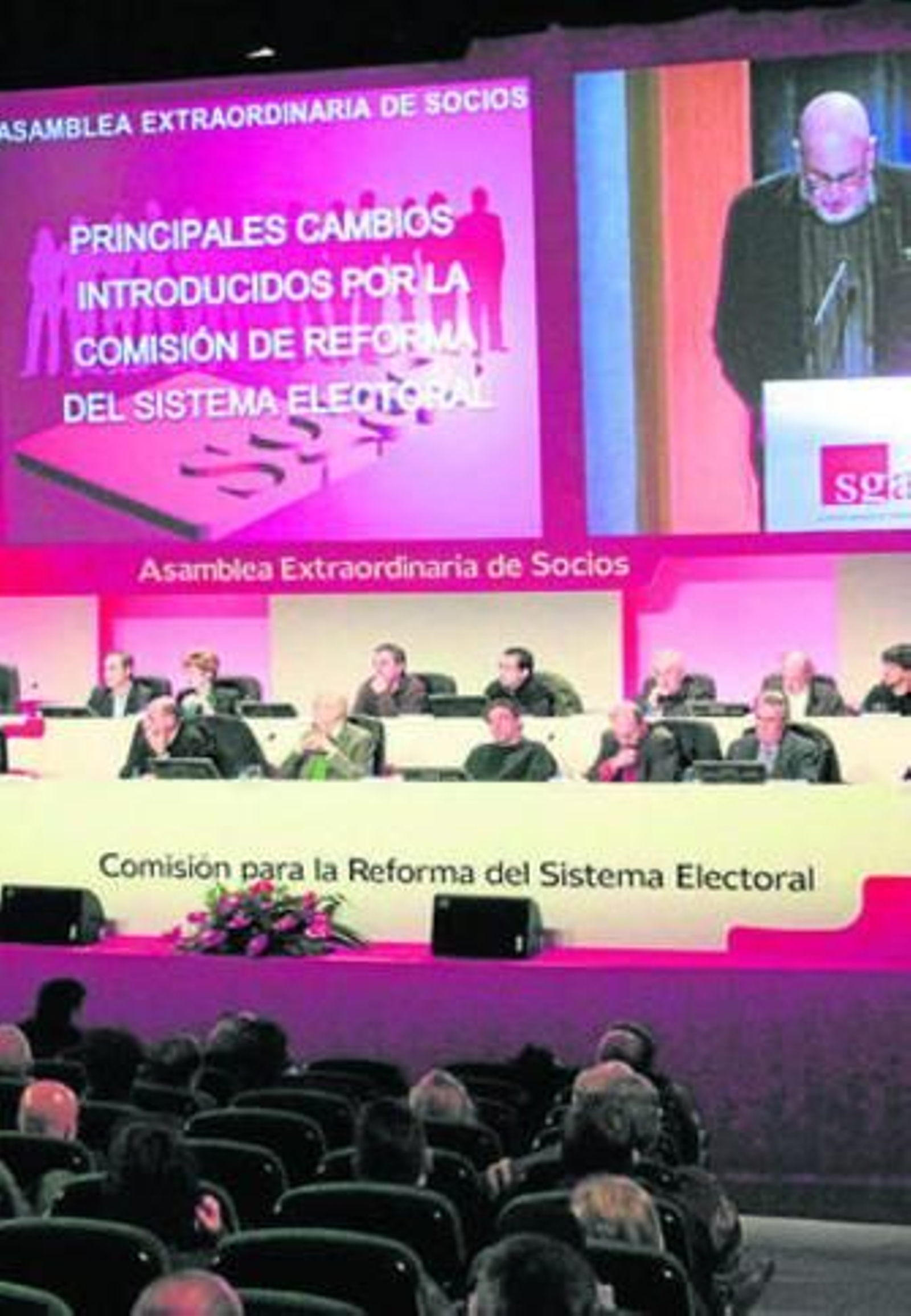 Asamblea general extraordinaria de la SGAE celebrada en noviembre. Asamblea general extraordinaria de la SGAE celebrada en noviembre.