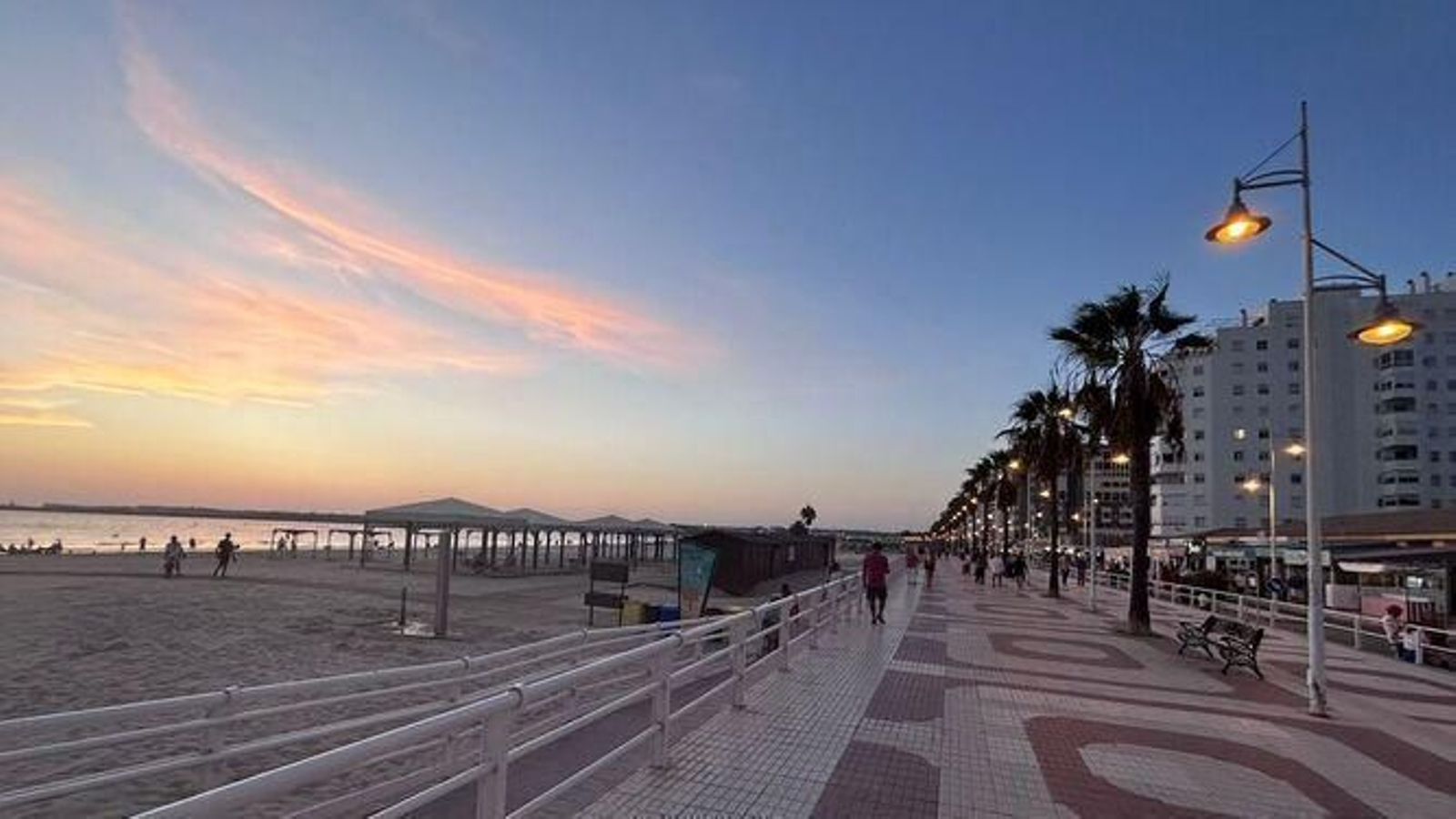 Paseo marítimo de Valdelagrana, en El Puerto.