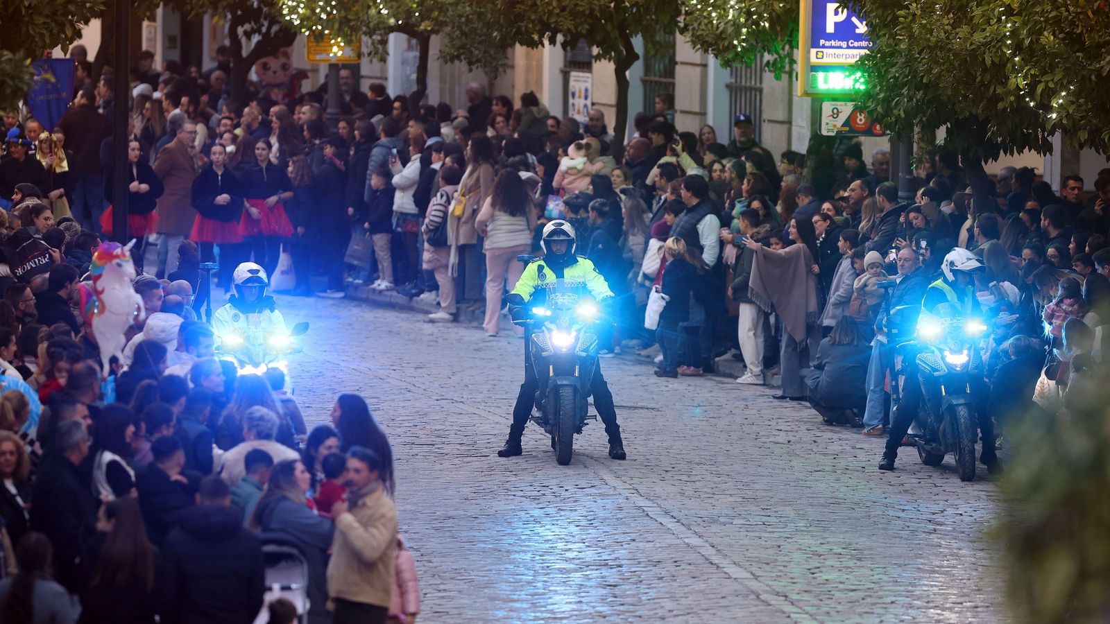 Imágenes de la cabalgata del Cartero Real de Jerez
