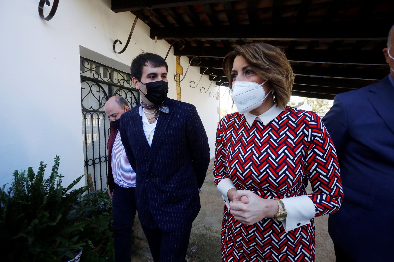 Susana Díaz, en Posadas con Alejandro Palomo.