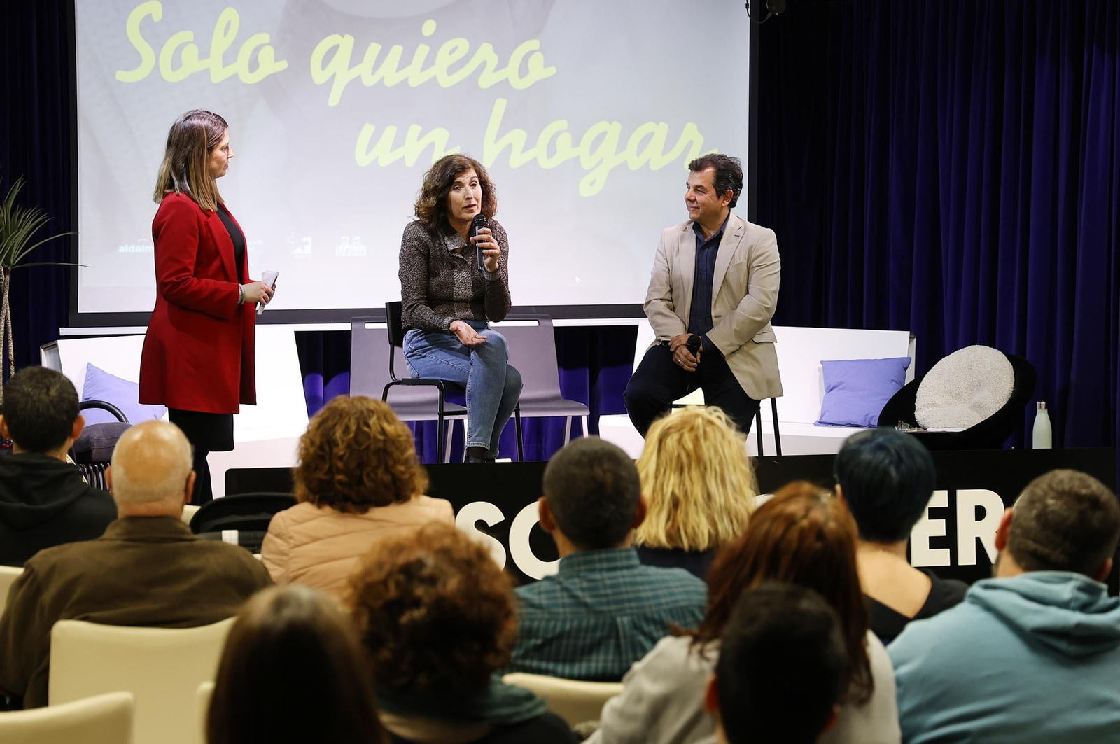 Imágenes de la presentación de la campaña ´Solo quiero un hogar´