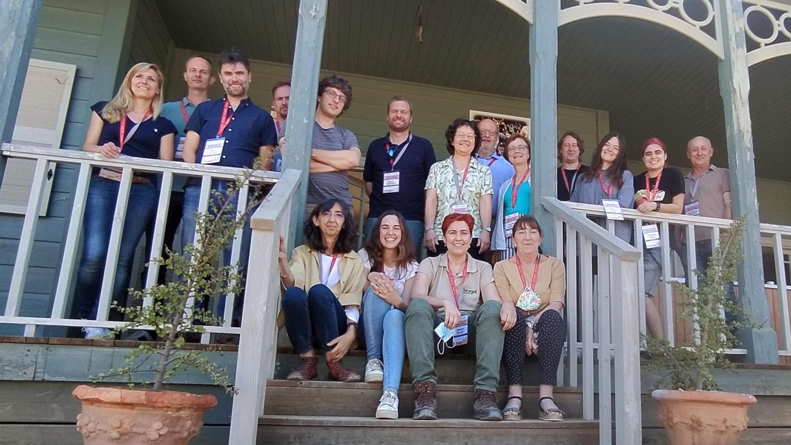Visita al Oasys Minihollywood de los coordinadores europeos de los programas de conservación de jirafas y antílopes