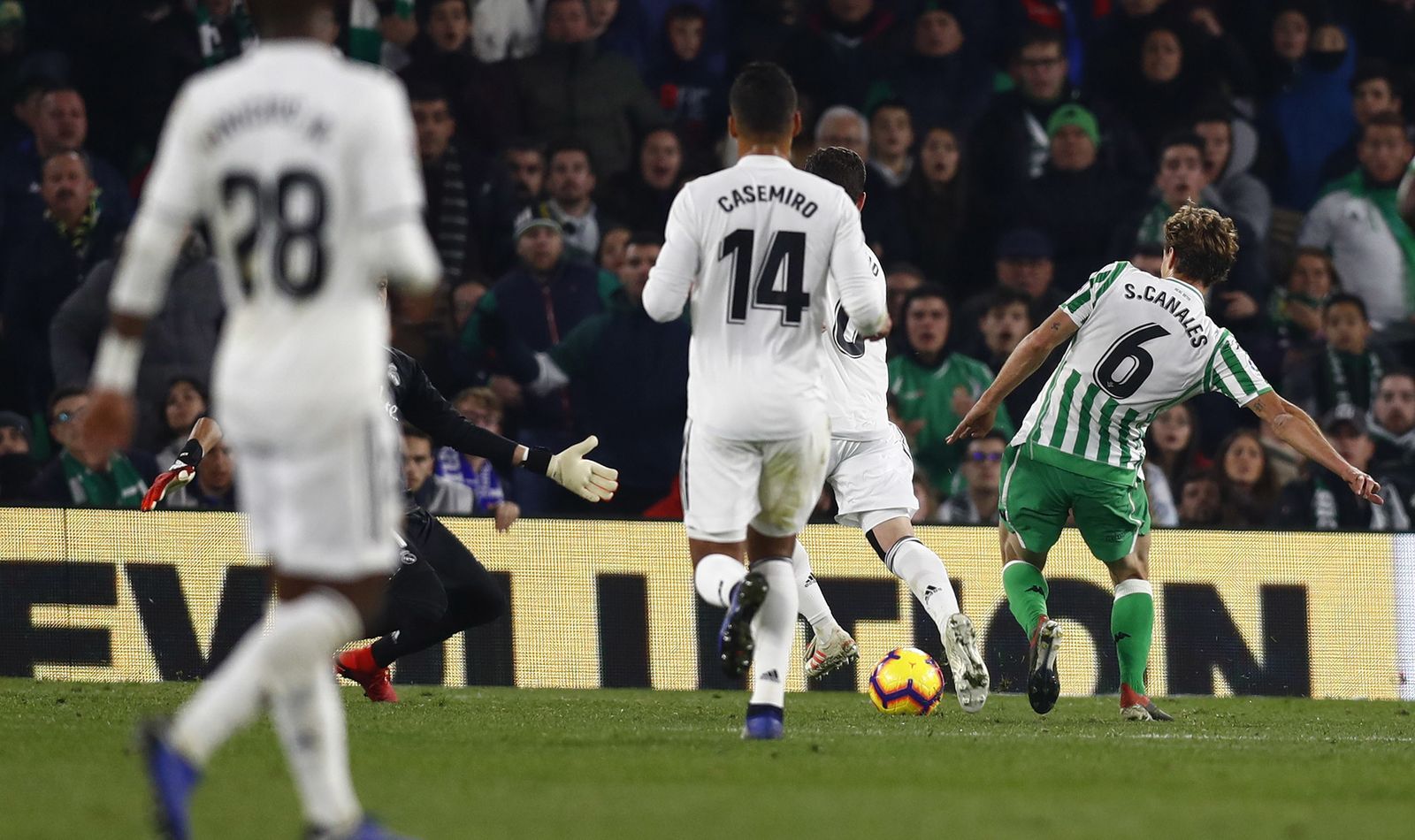 El Betis-Real Madrid, en imágenes