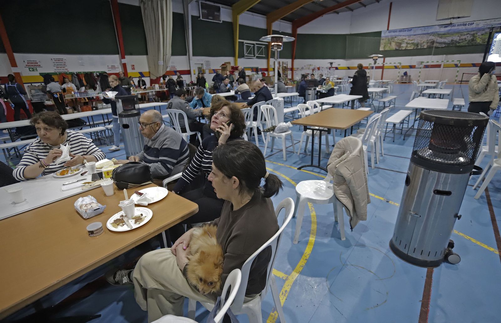 1.500 vecinos de Grazalema fueron desalojados de sus casas y muchos de ellos ( 485 de Grazalema y 70 de La Estación de Benaoján ) estuvieron más de una semana en Ronda (Málaga) derivados a hoteles, apartamentos, casas rurales y viviendas particulares, que ofrecieron solidariamente sus camas. Vecinos de Grazalema conviven diariamente en las instalaciones del pabellón ' Fuerte de Ronda' a la espera de una solución.