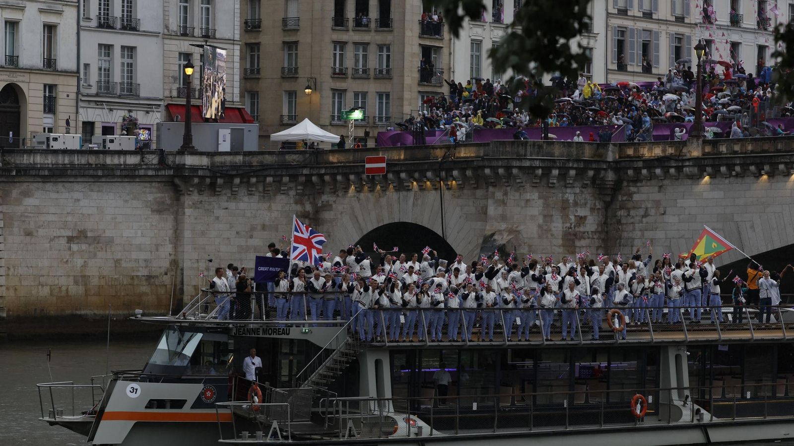 Las fotos de la ceremonia de inauguración de los Juegos Olímpicos de París 2024