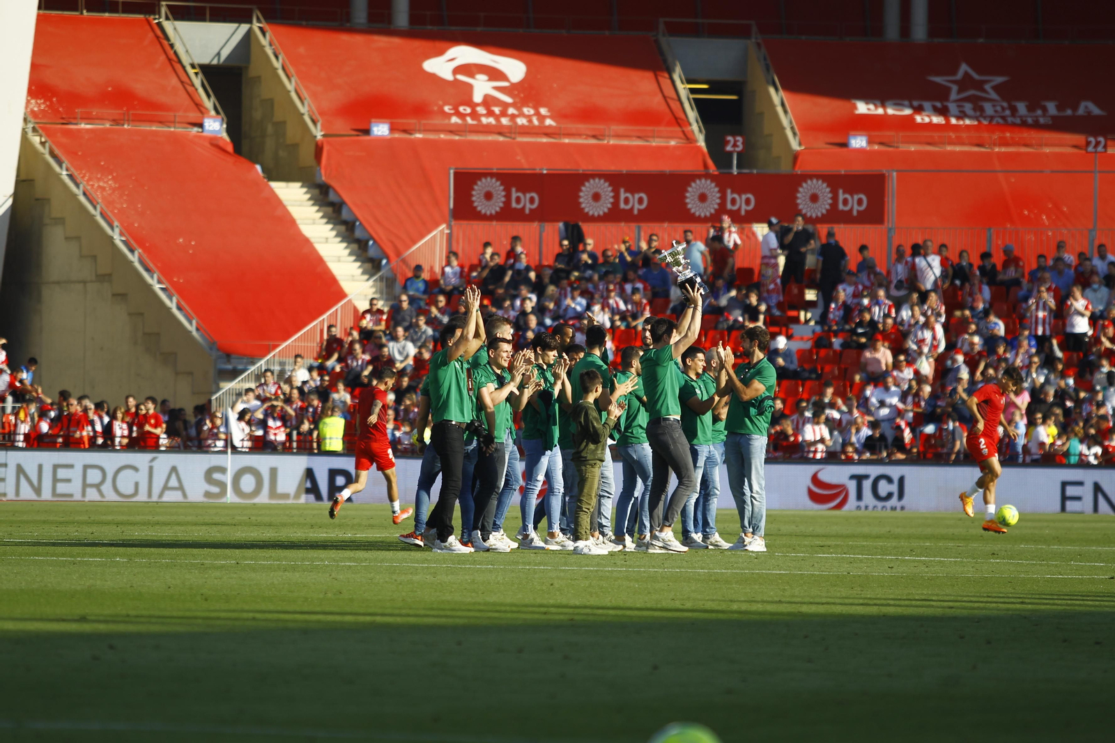 Imágenes del partido U.D. Almería-S.D. Amorebieta