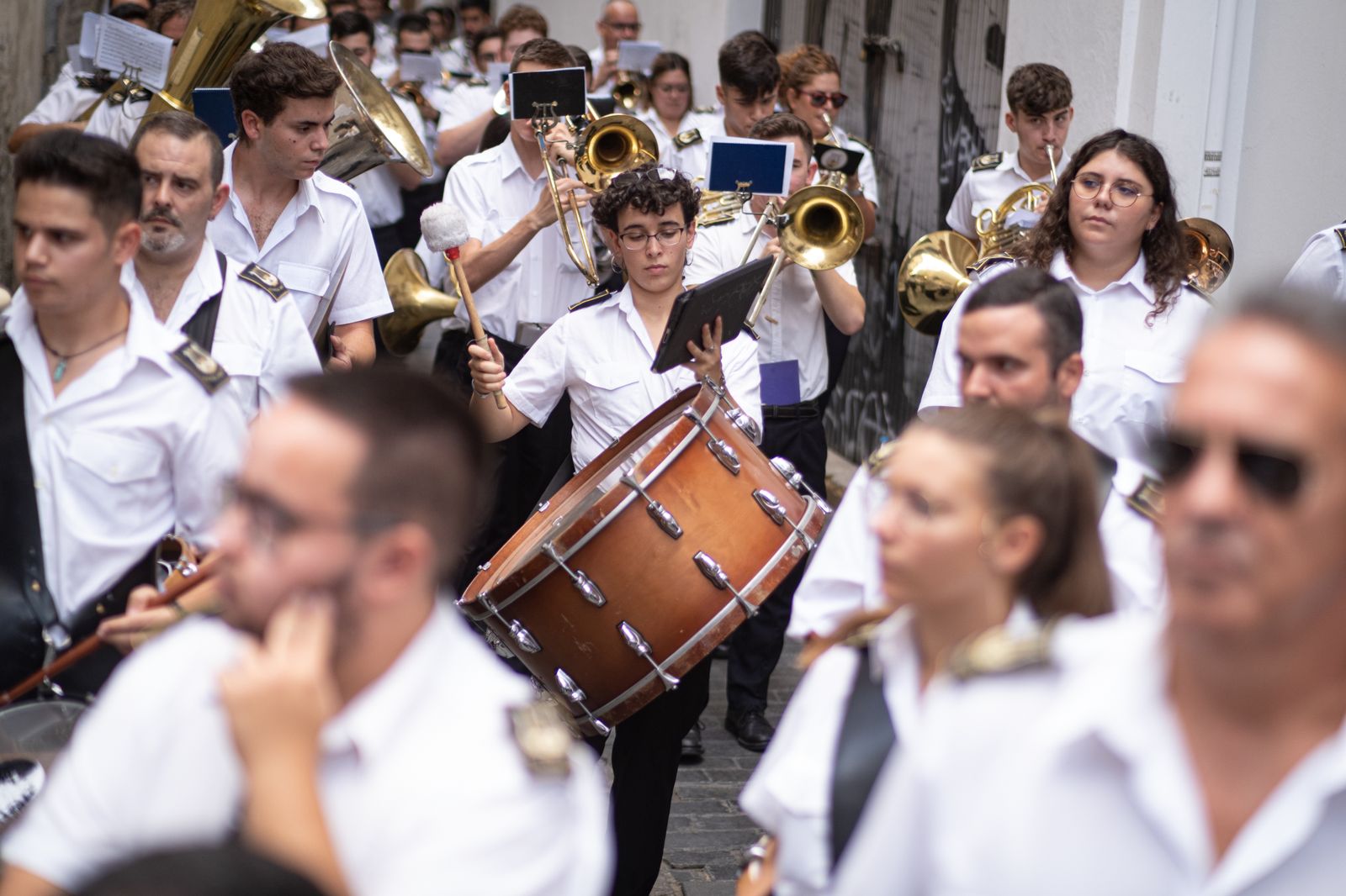 Las imágenes de la salida de la Divina Pastora de Santa Marina