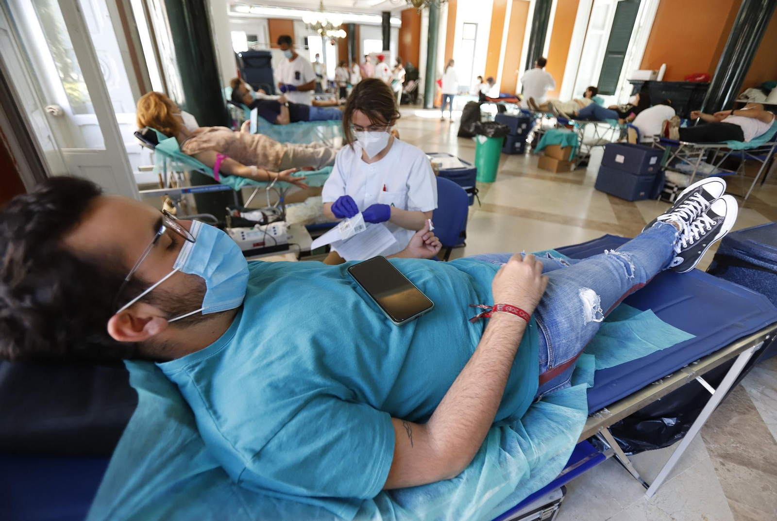 Macrocolecta de sangre en la Casa Colón