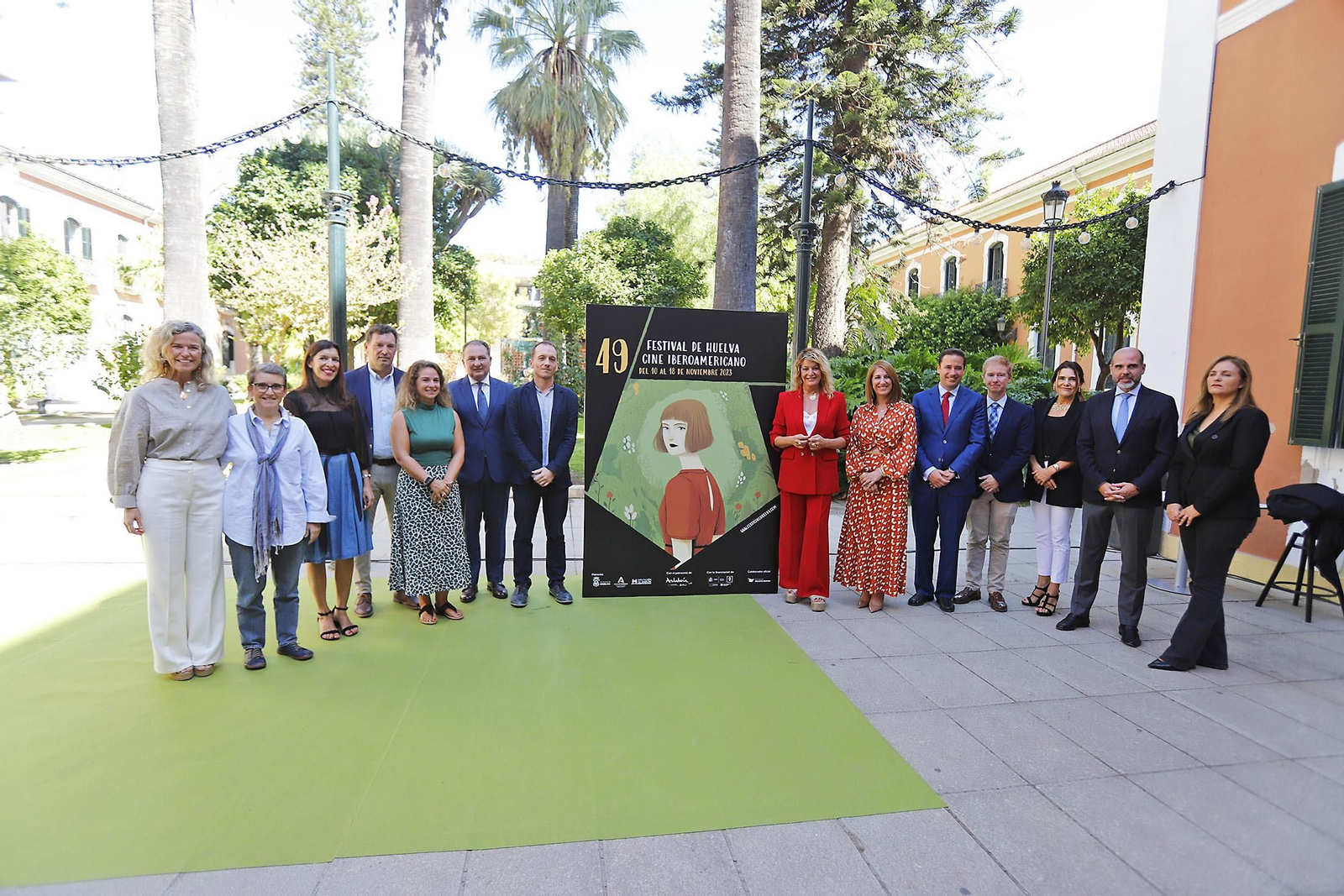 Presentación del cartel anunciador de la 49 edición del Festival de Cine Iberoamericano de Huelva