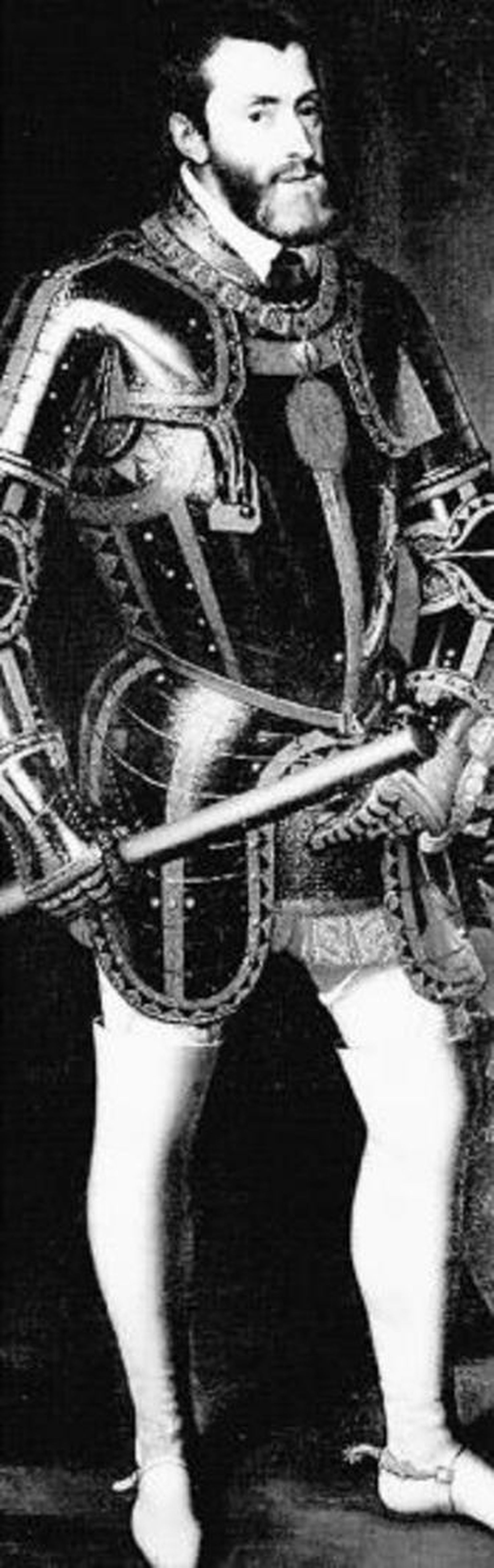 'Retrato de Carlos V con armadura'.
