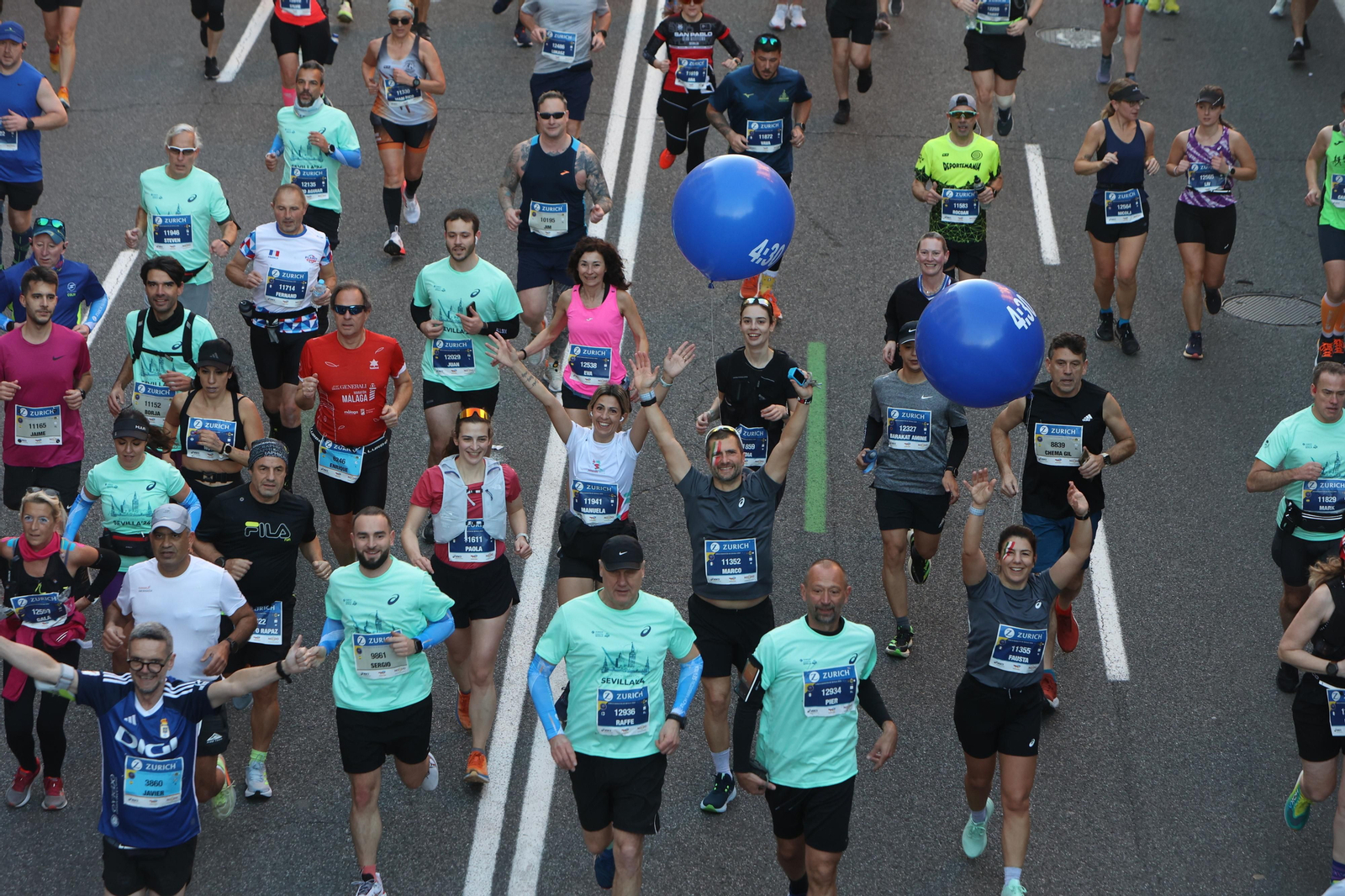 Búscate en la Zurich maratón de Sevilla
