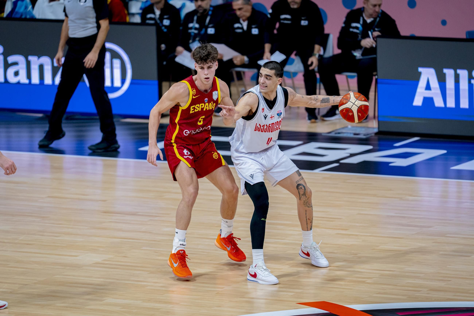Las fotos del Georgia - España de baloncesto