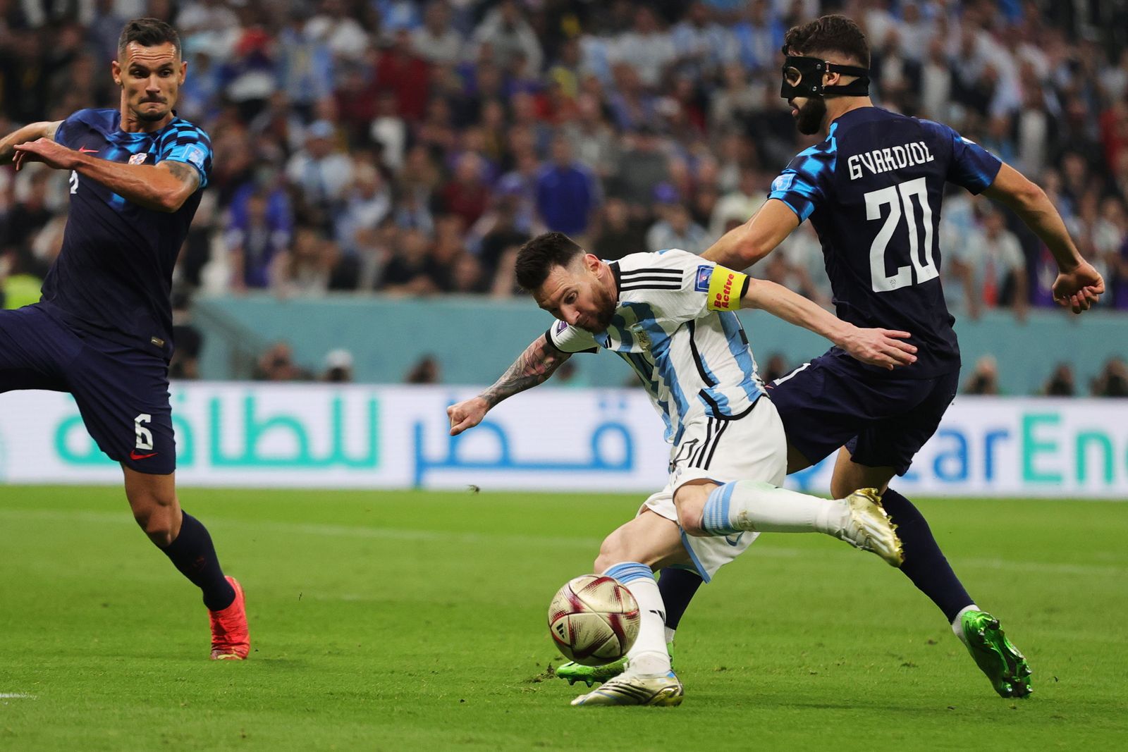 Las fotos de Messi contra Croacia