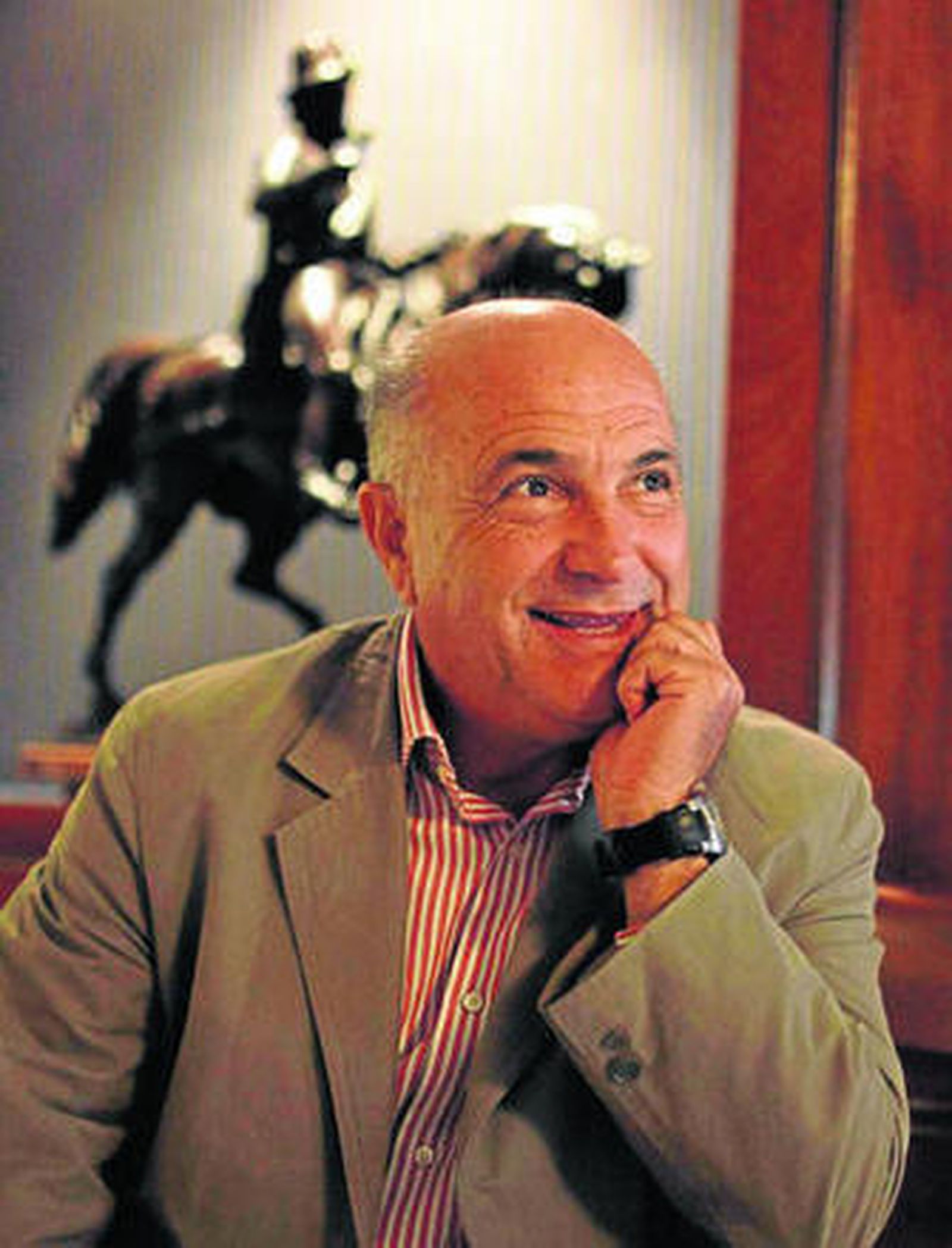 El tenor asturiano Joaquín Pixán, esta semana en Sevilla.