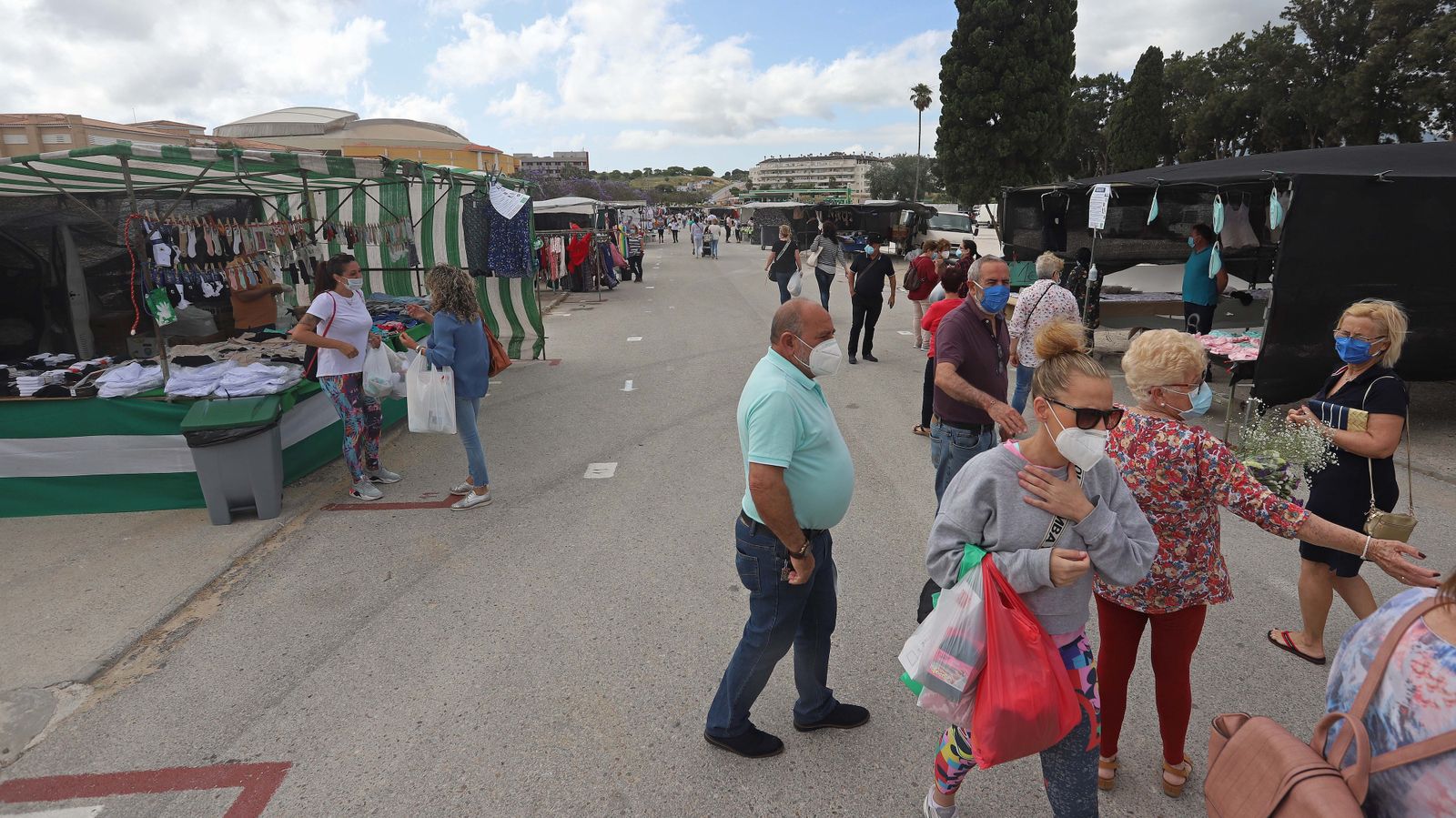 Reapertura del mercadillo de Los Barrios