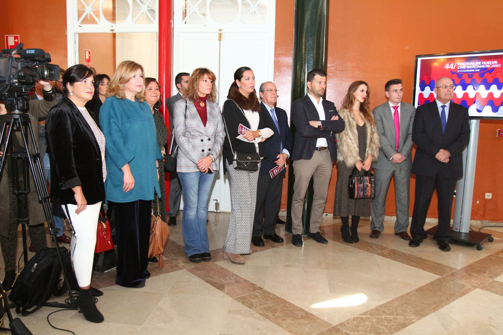 Imágenes de la presentación de la 44 edición del Festival de Huelva Cine Iberoamericano