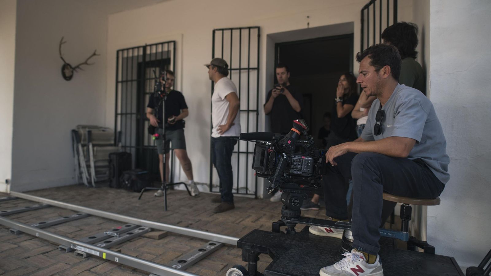 Equipo de grabación del documental.