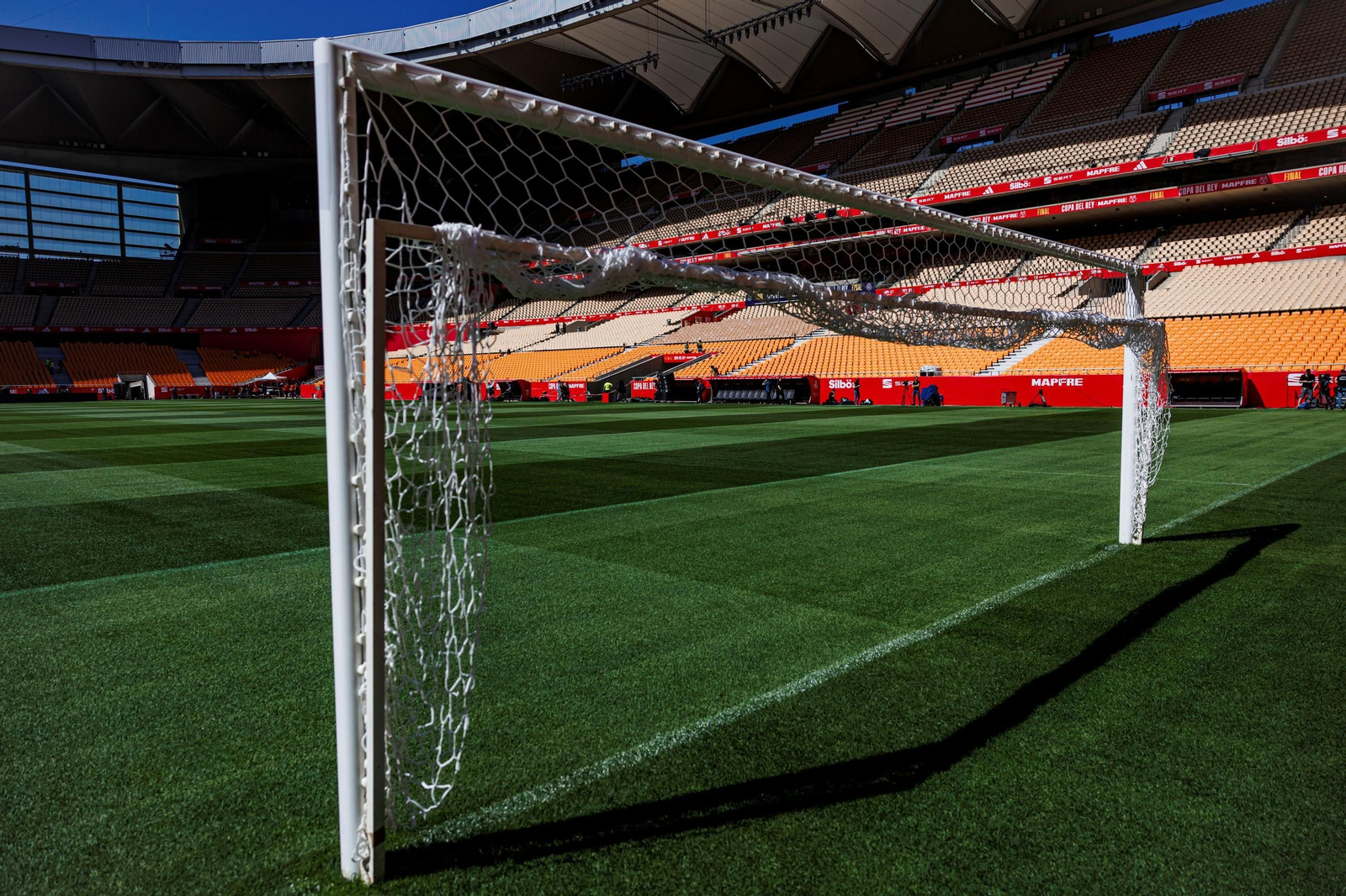 Así de espectacular luce el estadio de La Cartuja de Sevilla para la final de Copa