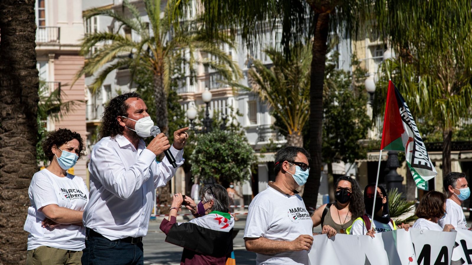 Un momento de la intervención del alcalde de Medina, Fernando Macías