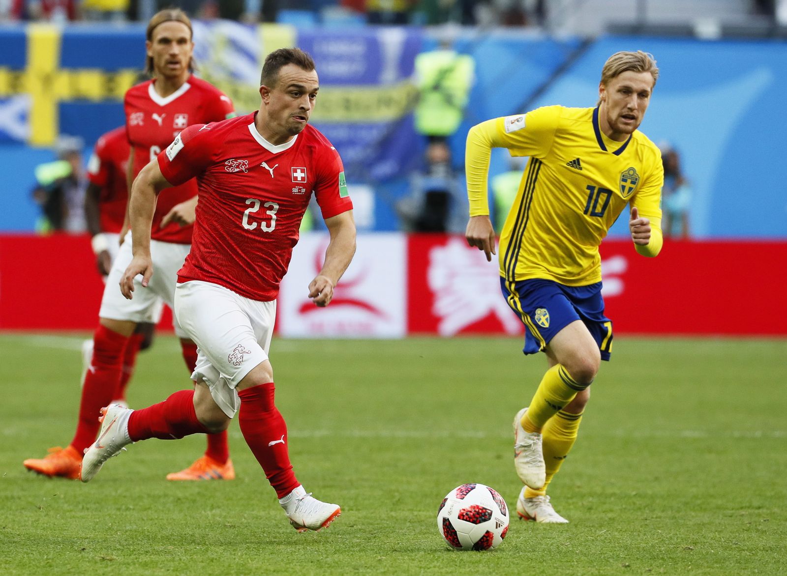 Las imágenes del Suecia-Suiza