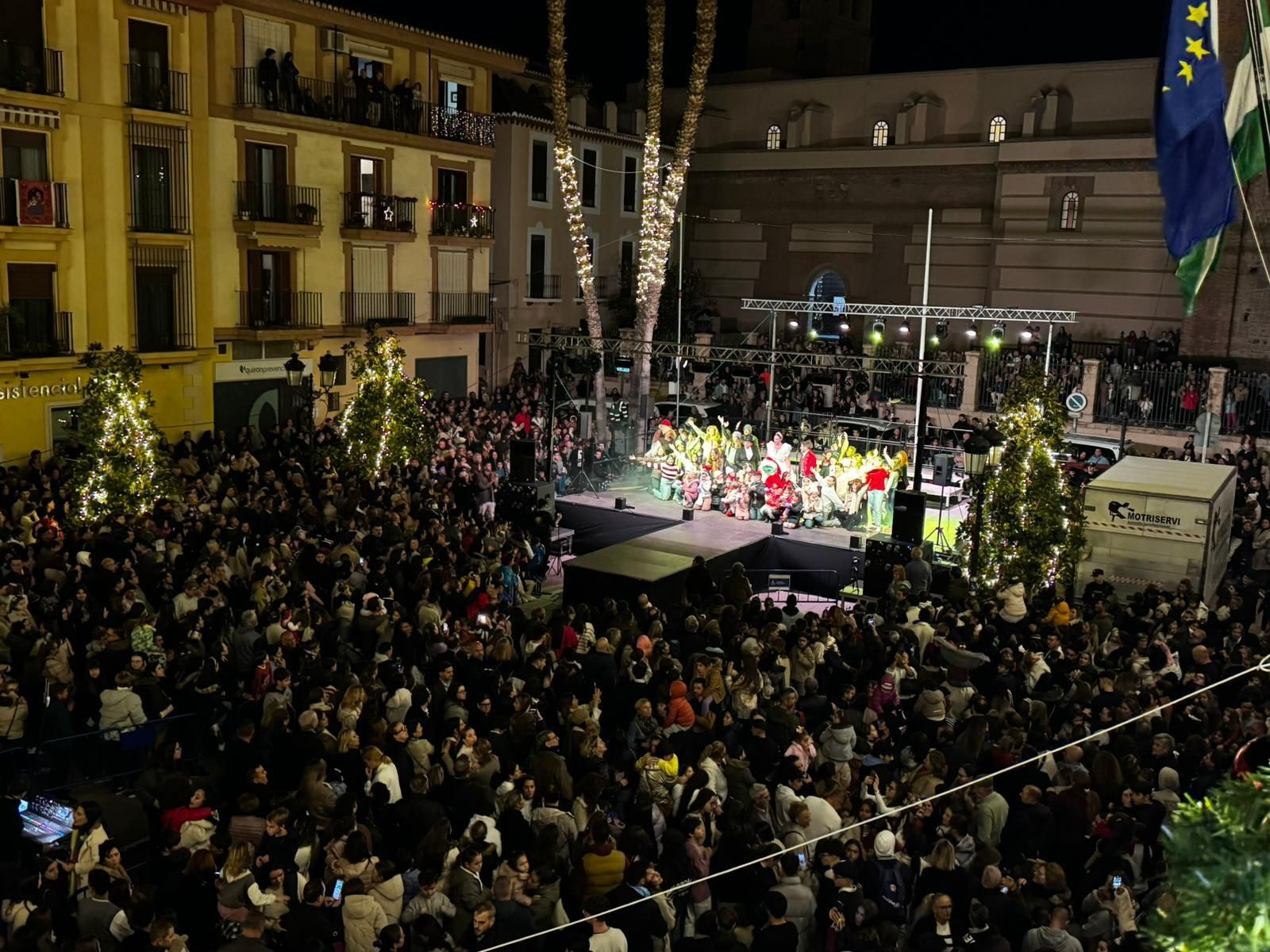 Así ha sido el encendido de las luces de Navidad de Motril