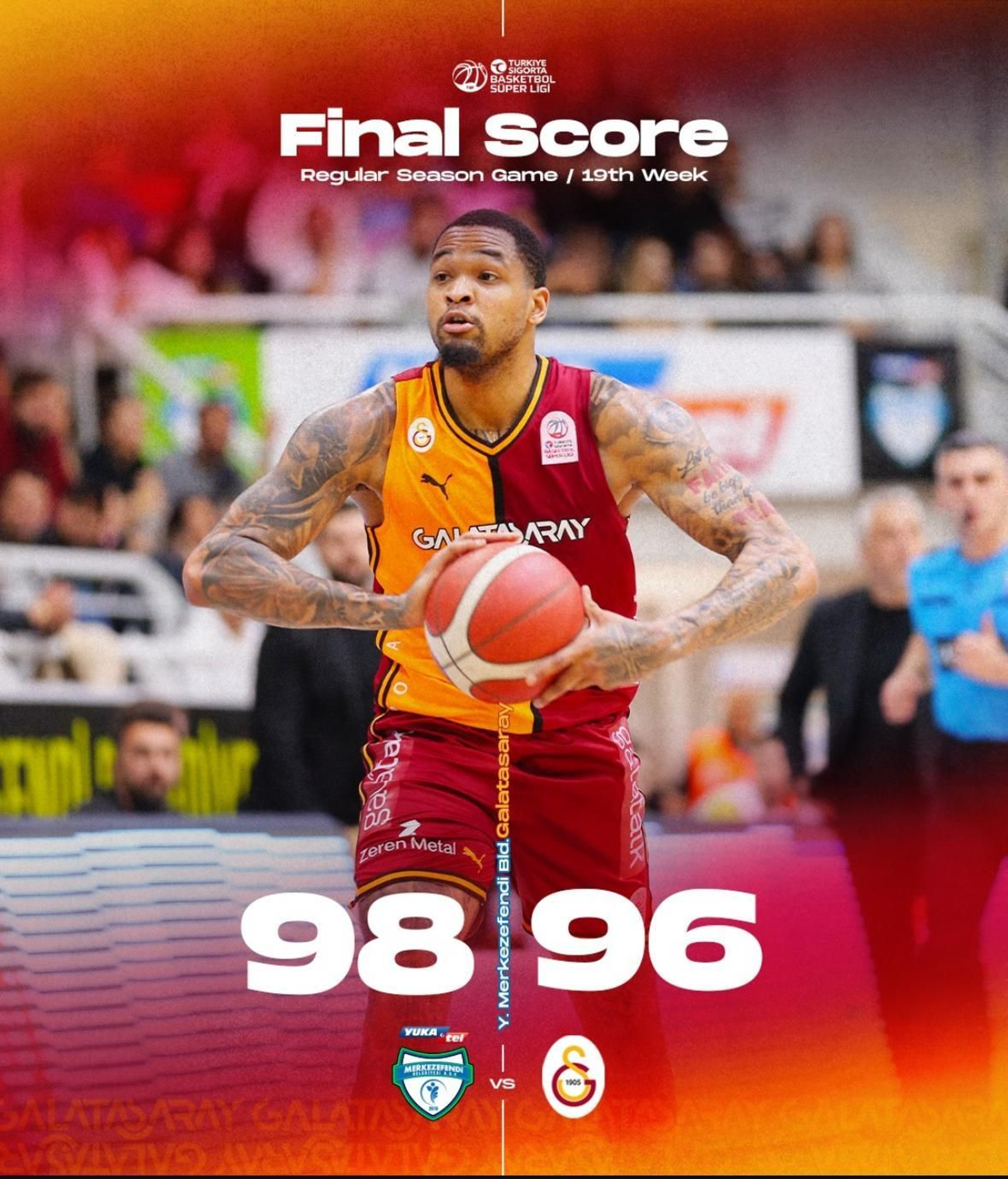 El Galatasaray pierde en Turquía antes de recibir al Unicaja en BCL