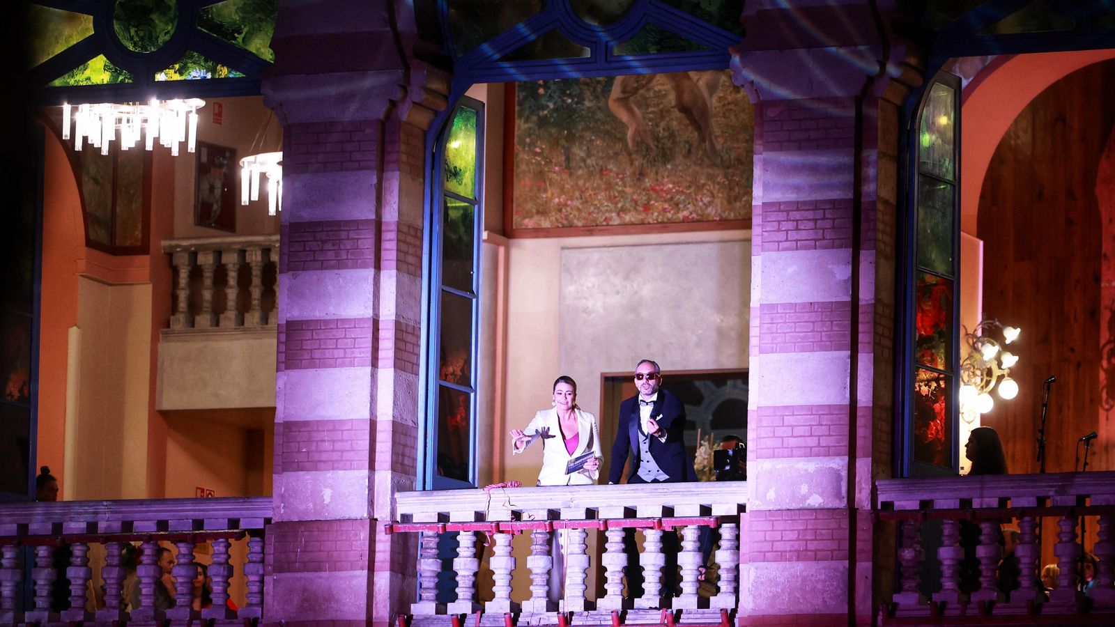 Miriam Peralta y Manolo Morera en las preuvas.