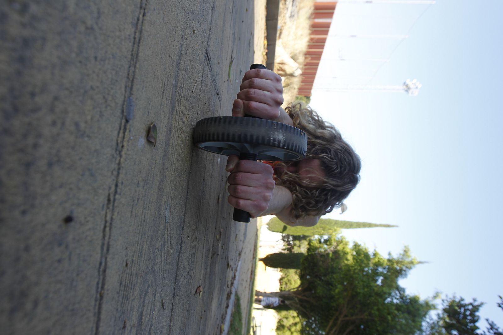 Entrenamiento del CD Atletas de Almería en el parque de Los Molinos
