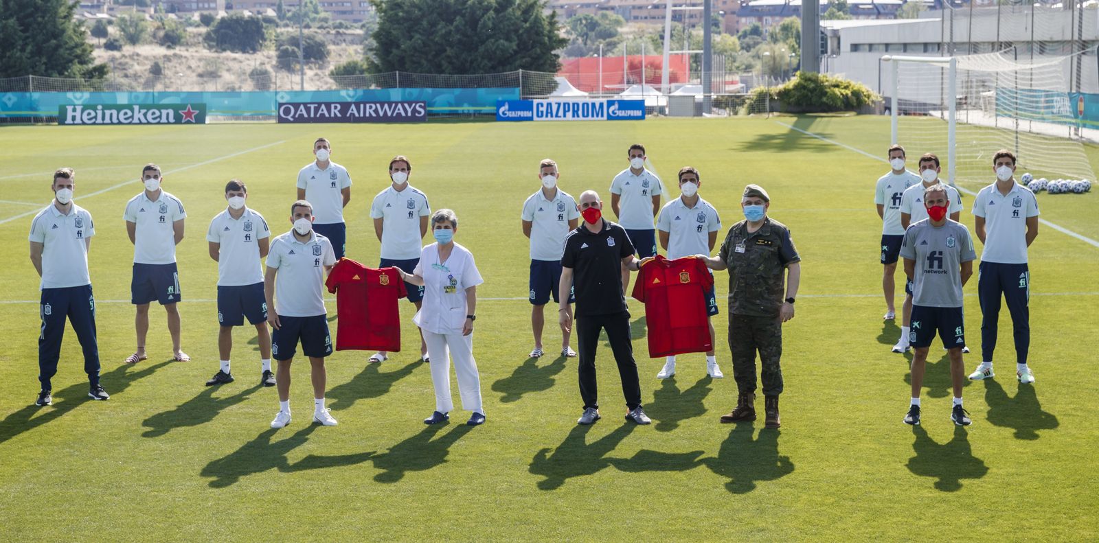 La vacunación de la selección española de fútbol para la Eurocopa