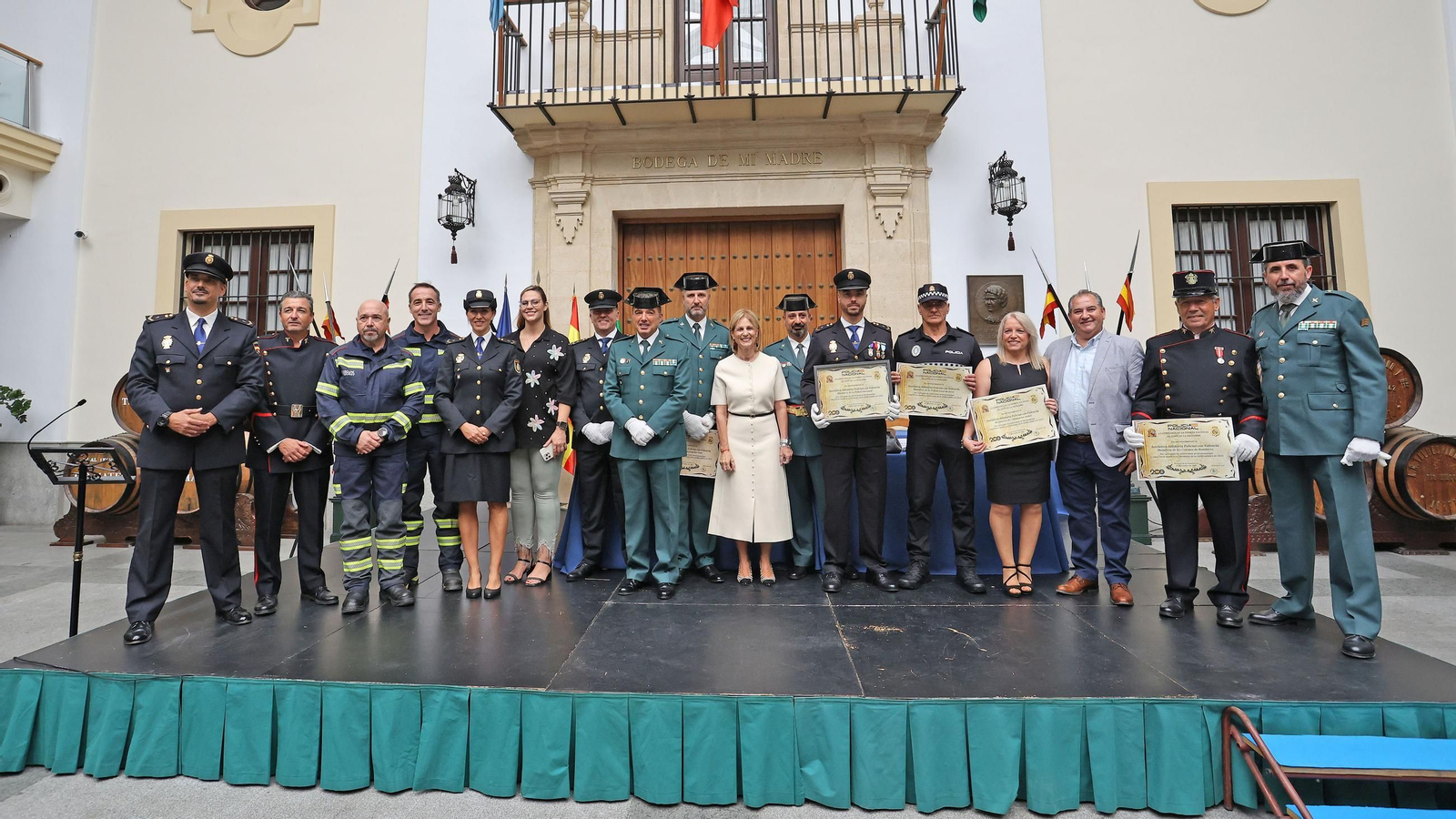 Imágenes del Día de la Policía Nacional en Jerez
