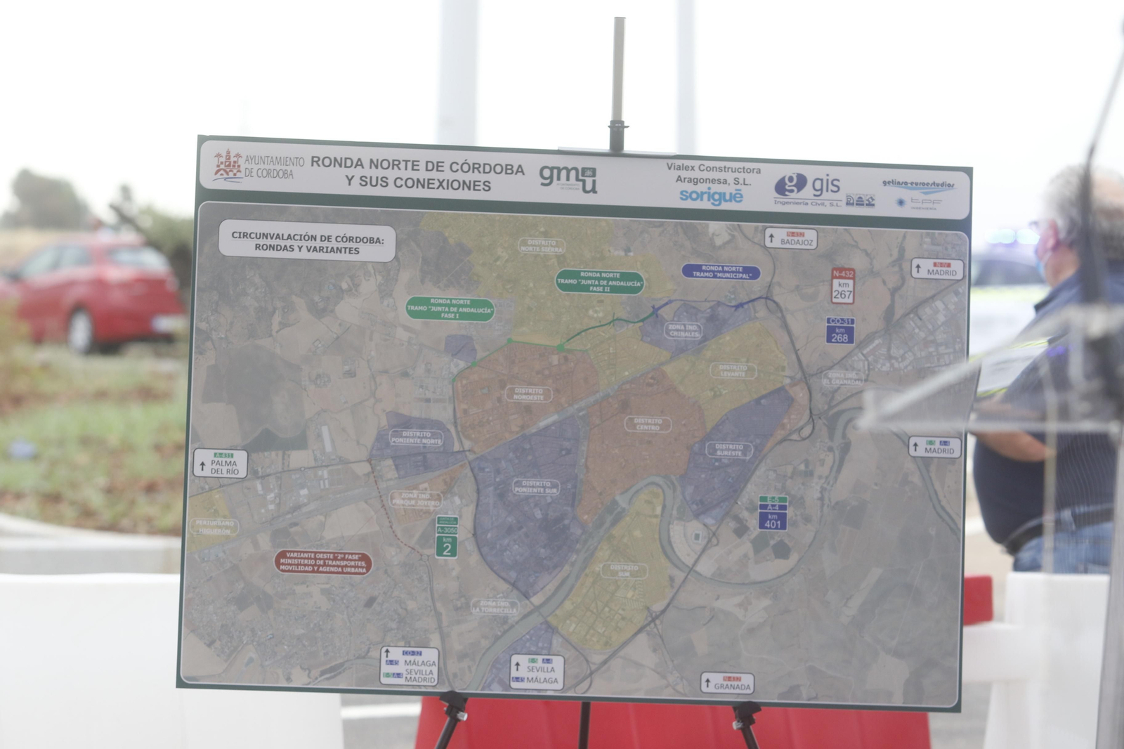 Las imágenes de la puesta en marcha de la Ronda Norte de Córdoba