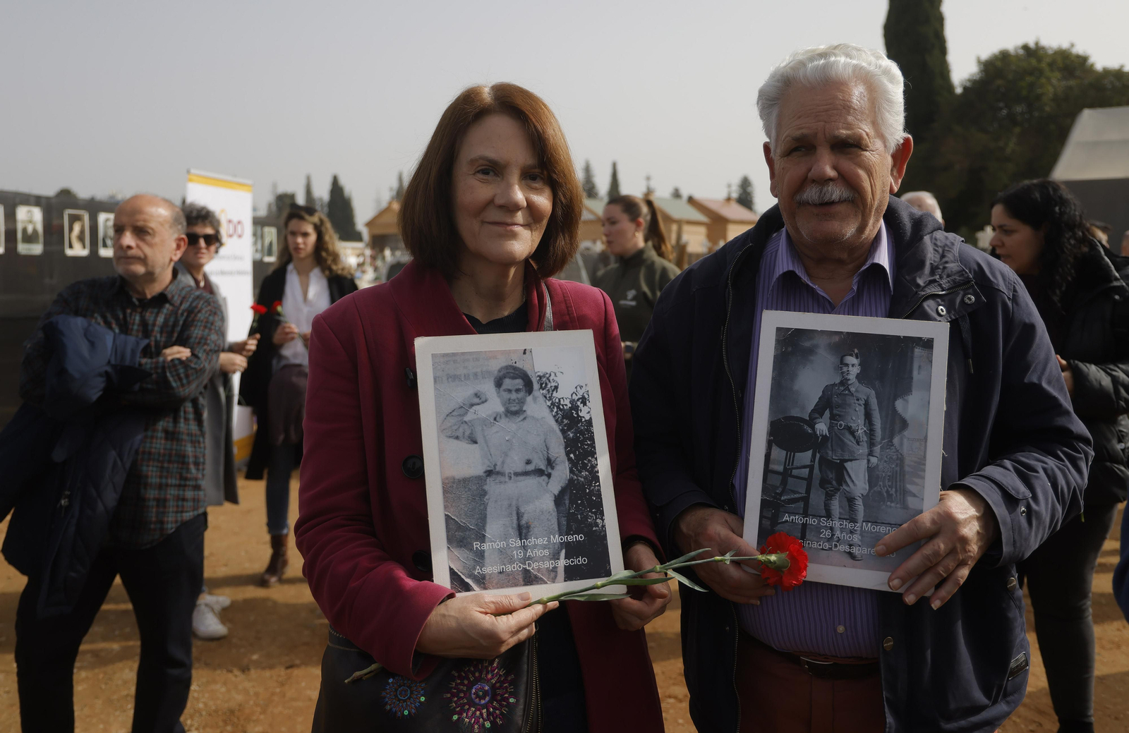 Cerrada la fosa común Pico Reja, todas las imágenes