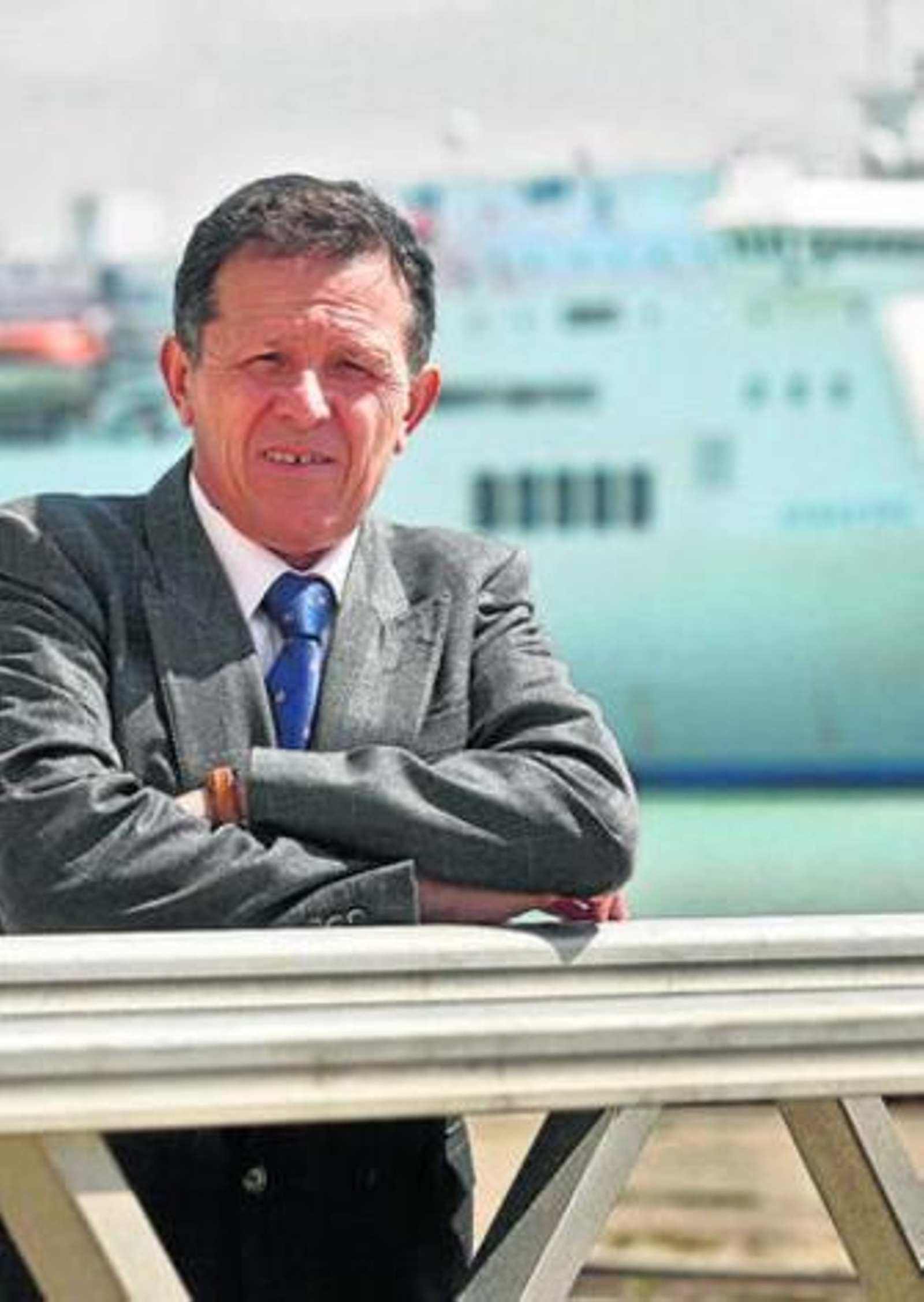 El presidente del puerto de la Bahía de Cádiz, José Luis Blanco.